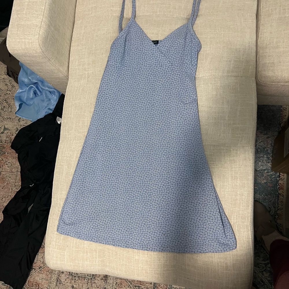 Light Blue Floral Dress